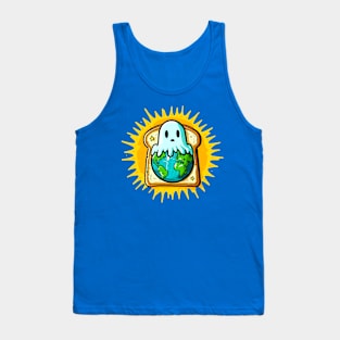 Earth Day Ghost On Toast Tank Top